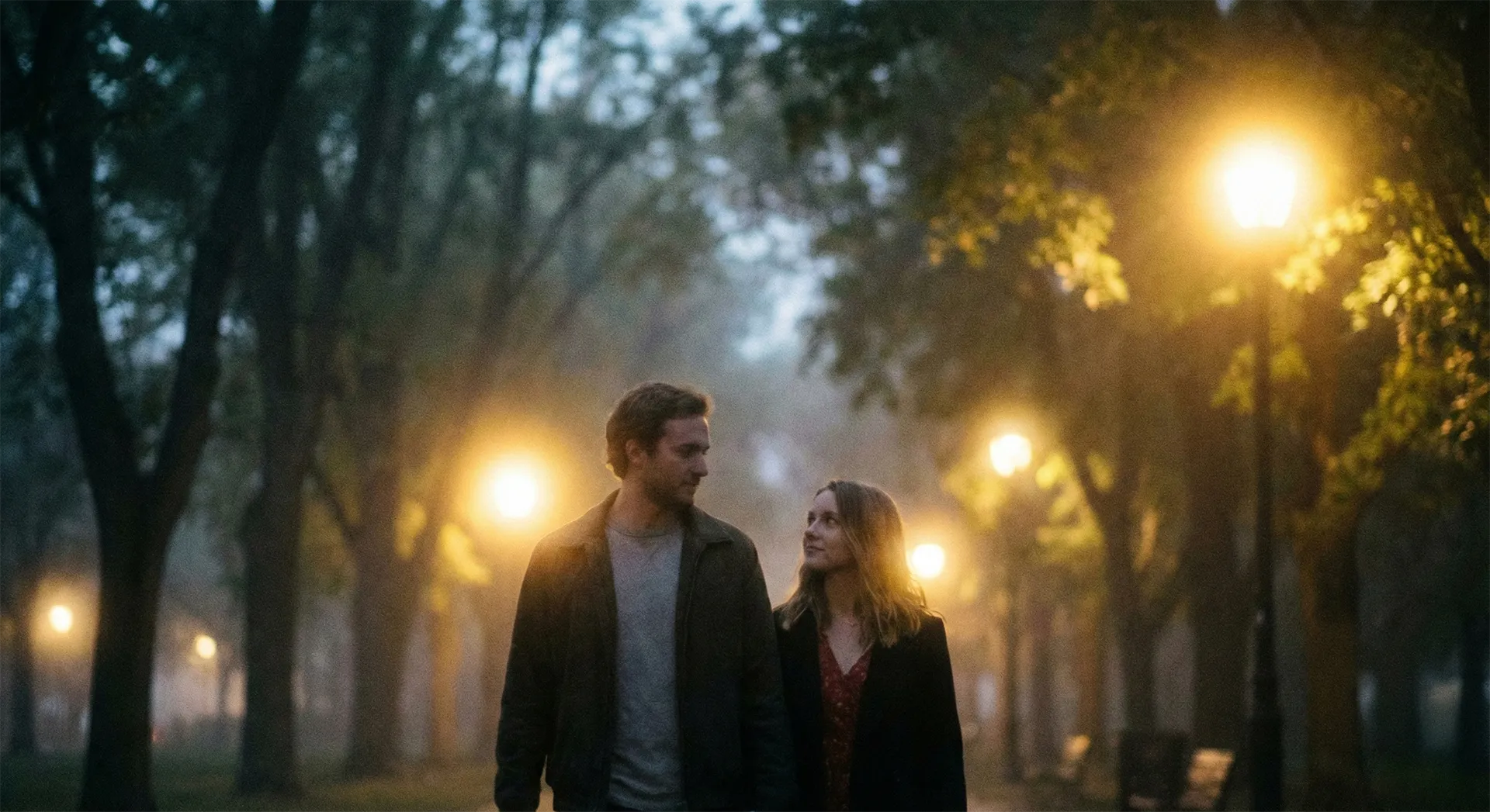 Cinematic-Night-Park-Couple-Walk_ninebig
