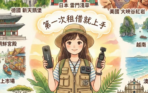 第一次租相機就上手！新手租借全攻略：從挑選器材到取還件 SOP