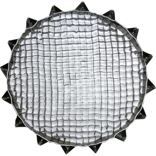 Aputure-Light-Dome-II_With-Honeycomb-Grid-Front-View_ninebig