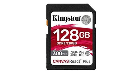Kingston Canvas React Plus 128GB SDXC 記憶卡