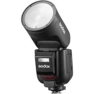 Godox-V1S-Round-Head-Flash-Sony_Angled-Profile-View_ninebig