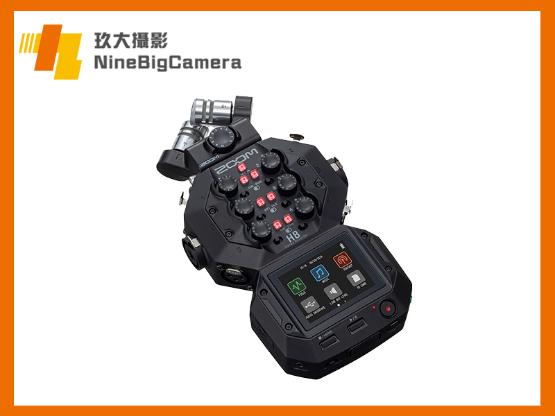 Zoom-h8-手持錄音機-玖大攝影-相機鏡頭出租